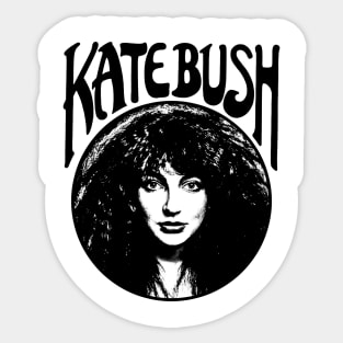 Kate Bush Retro Sticker